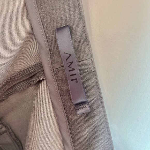 AMII - Grey High Waisted Crop Dress Pants / Trousers (Size M) - Picture 3 of 6